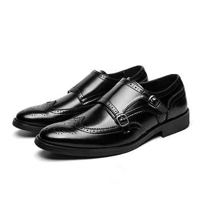 Chaussures Oxford de luxe pour homme, style classique, tendance, en cuir.