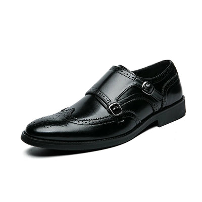 Chaussures Oxford de luxe pour homme, style classique, tendance, en cuir.