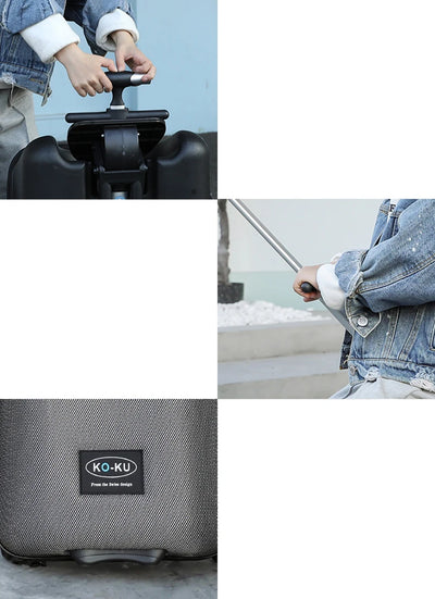Valise de voyage avec scooter pour enfant