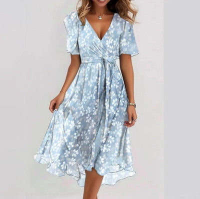 Robe mousseline de soie pour femme - Haute Couture.