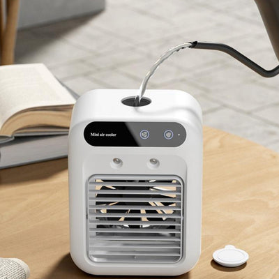 Climatiseur portable, refroidisseur d'air à eau, ventilateur pour chambre, bureau ou voiture