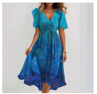 Robe mousseline de soie pour femme - Haute Couture.