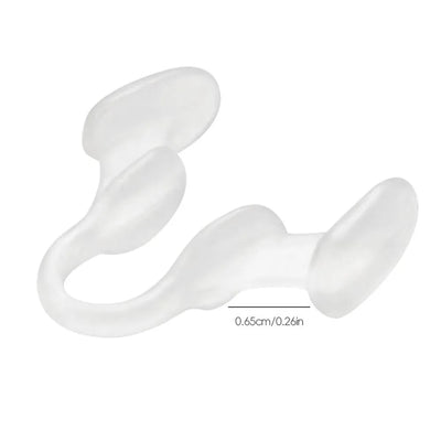 BARESY medical clear silicone nasal clip anti-snoring device for improved breathing and snore reduction